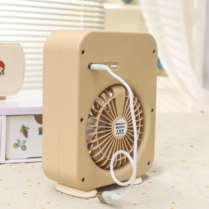 Dams Mini Skrivbordsfläkt Justerbar Lutning USB-ansluten Design 5