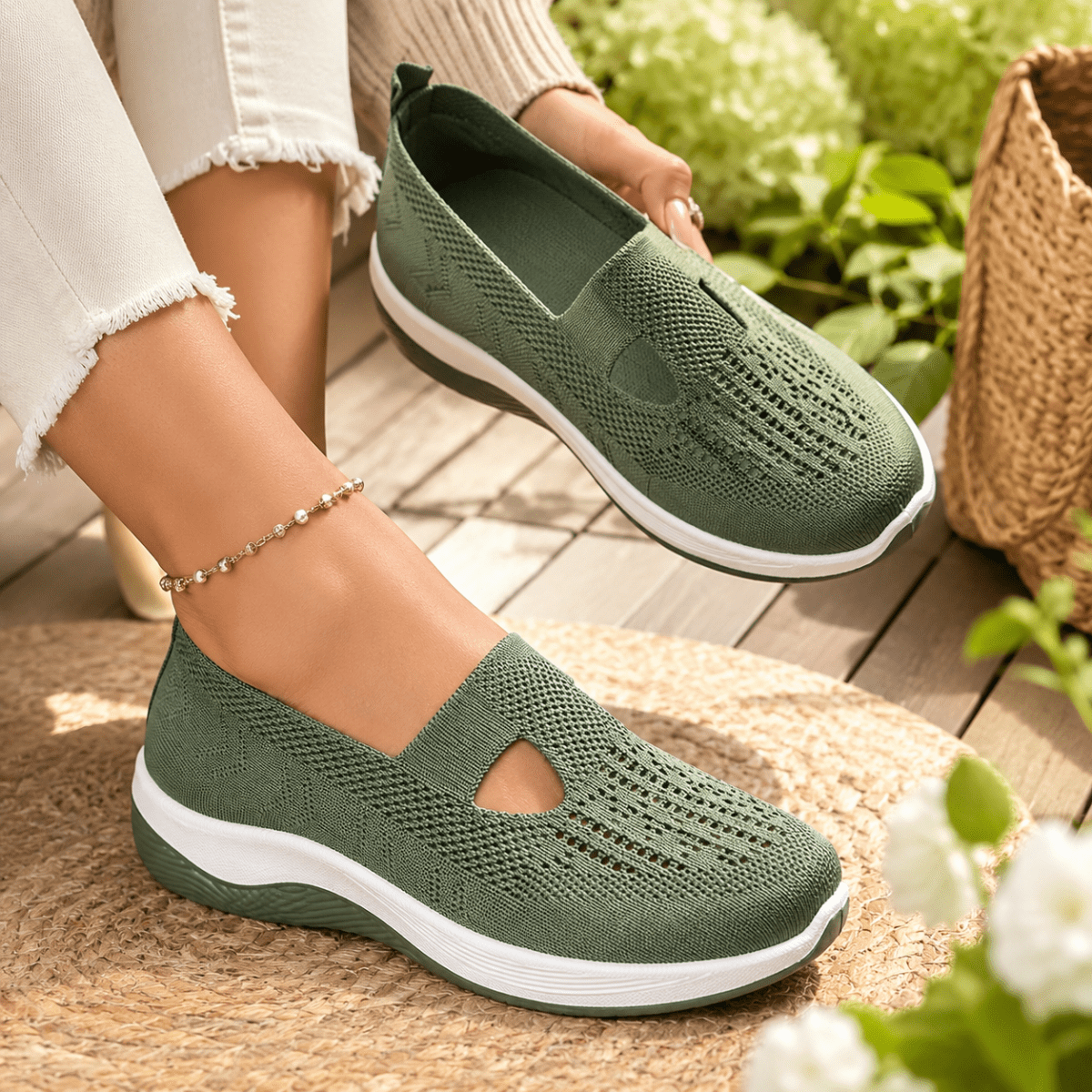 Damtofflor Slip-On för Vardagsbruk och Fritid 1