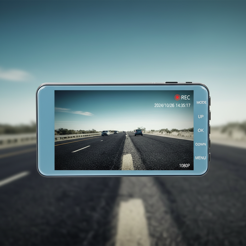 Dash Cam Bilkamera med 170° Vidvinkel och Mörkerseende 1080p Ultra HD 1