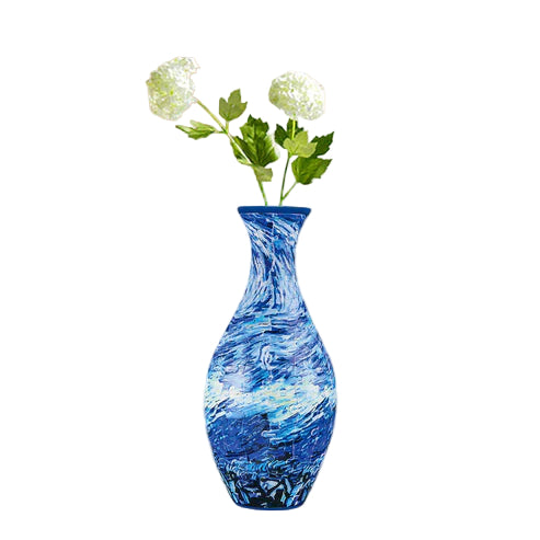 Dekorativ Blommavas 3D-Pussel för Hemmet 0