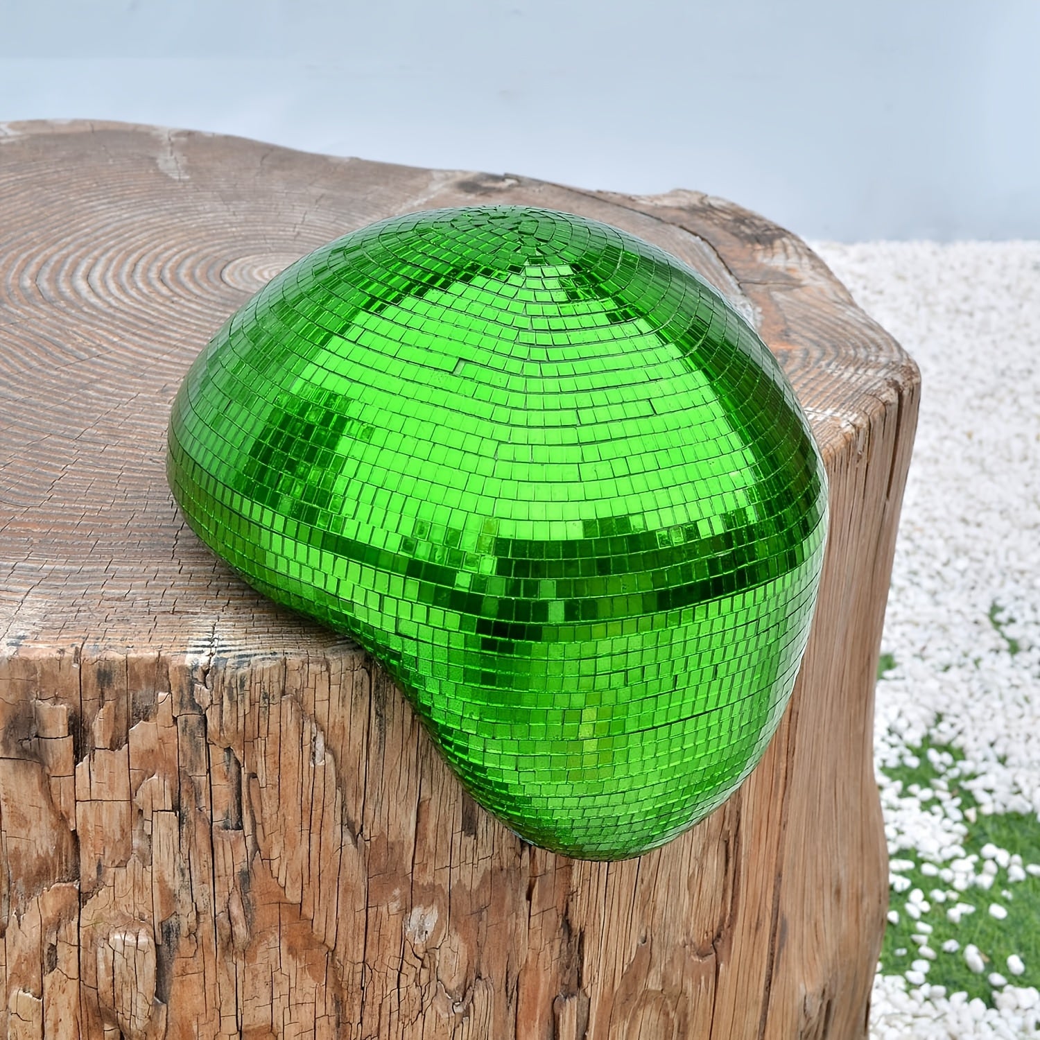 Dekorativ Discoboll Skulptur i Spegelglas 8