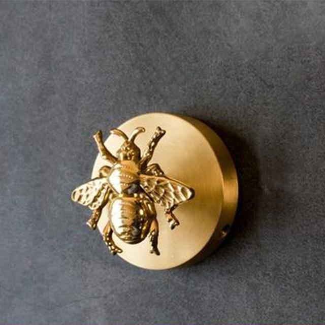 Dekorativ Djurklädkrok i Mässing 15