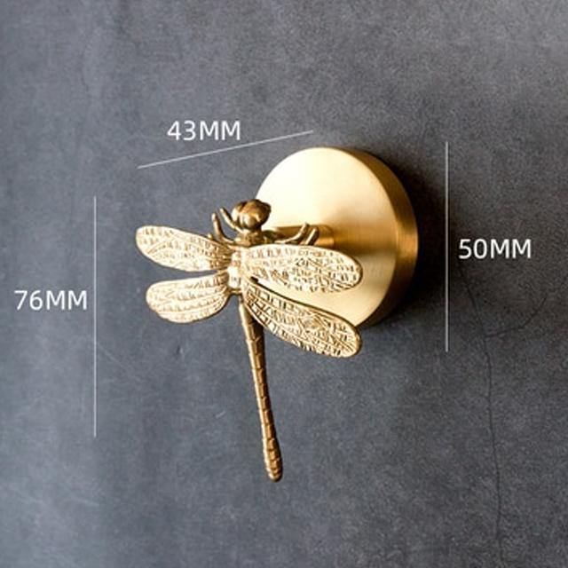 Dekorativ Djurklädkrok i Mässing 6