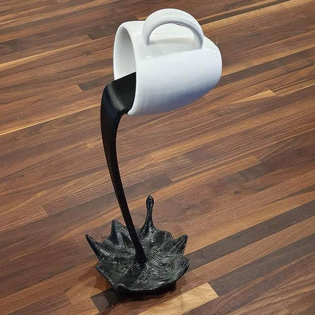 Dekorativ Kaffekopp Skulptur för Hemmet 1