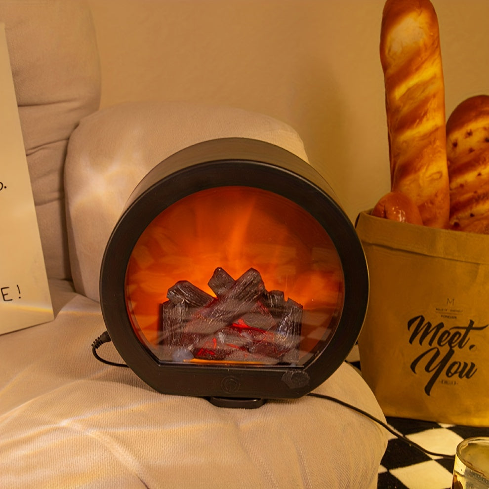 Dekorativ Lampa Simulerad Kolflamma För Inomhus Och Utomhus 5