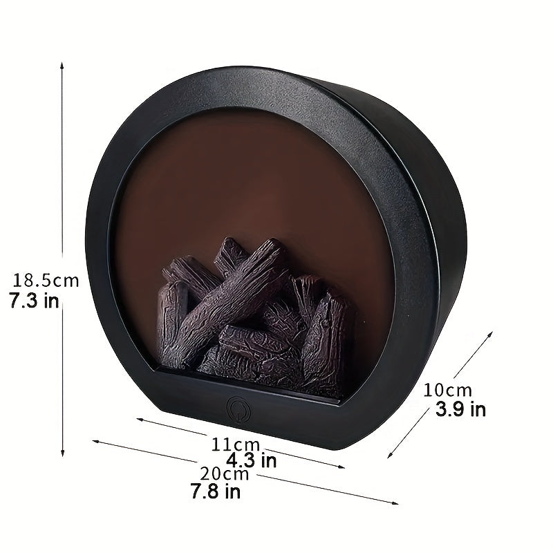 Dekorativ Lampa Simulerad Kolflamma För Inomhus Och Utomhus 7