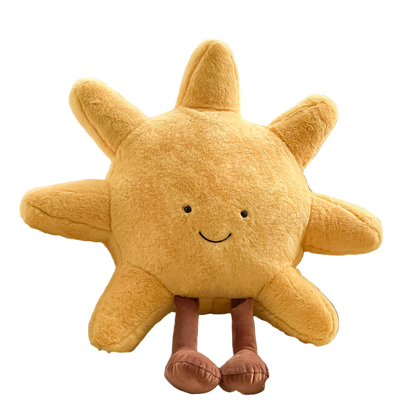 Dekorativ Plyschkudde Sol och Måne för Barnrum och Vardagsrum 5