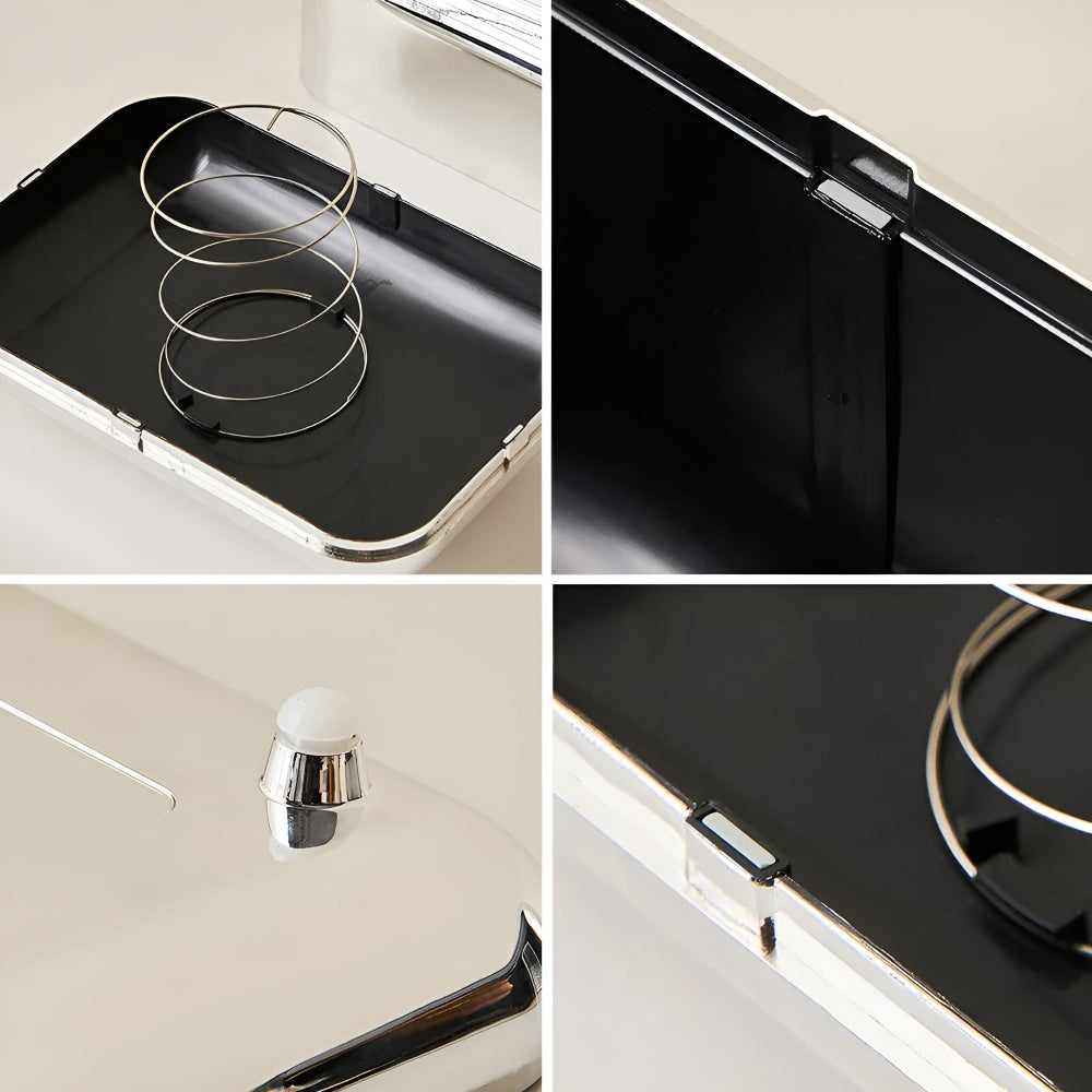 Dekorativ Tissue Box i Guld för Hemmet 6