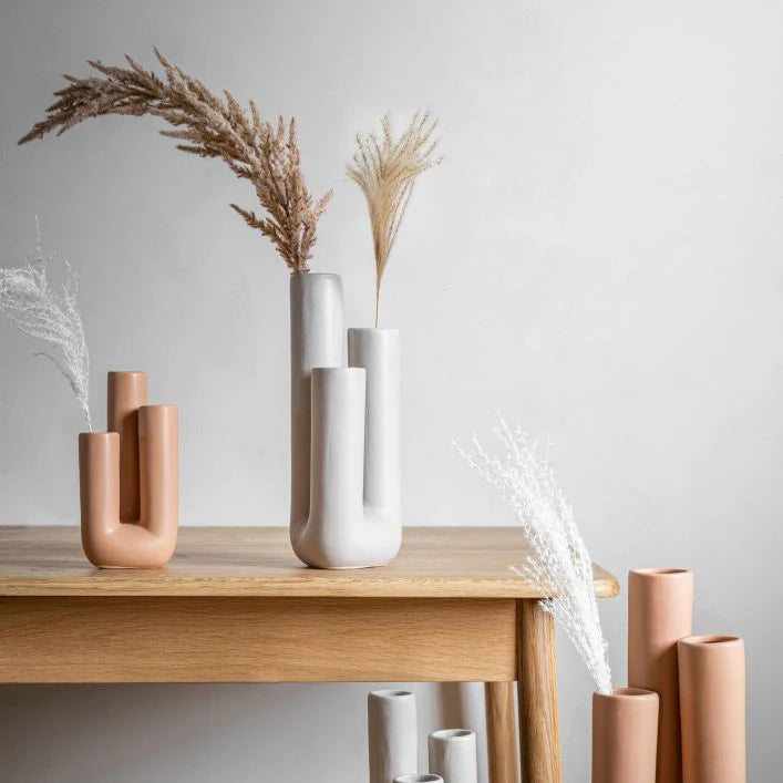 Dekorativ Vas med Tre Rör Modern Design 0