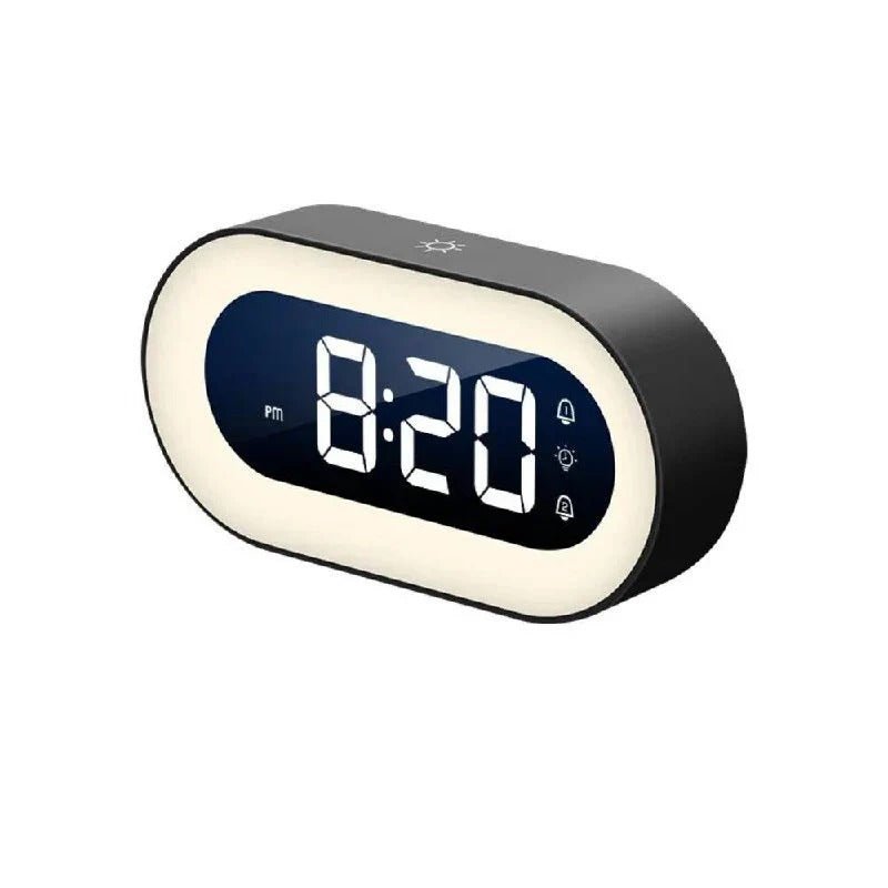 Digital Väckarklocka Med Ljus och Dimbar Display För Sovrum 0