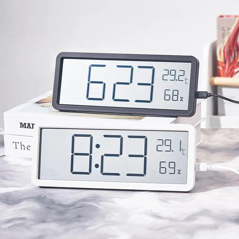 Digital Väggklocka med LED-display och Sensorer 3