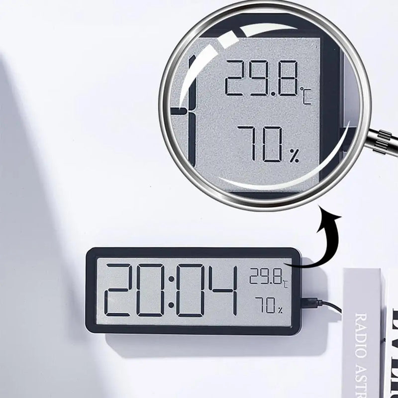 Digital Väggklocka med LED-display och Sensorer 4