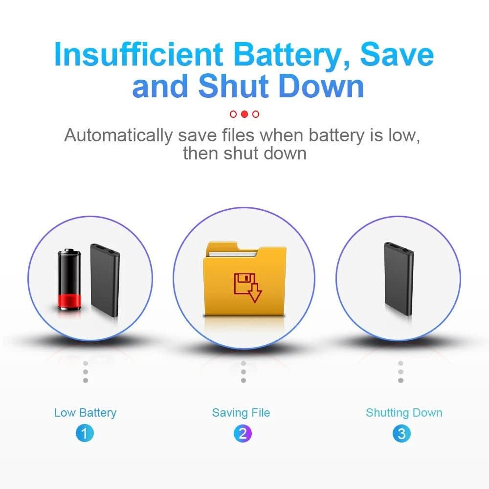 Dikteringsenhet Mini med Röstaktivering Ultralätt och Kompakt 7