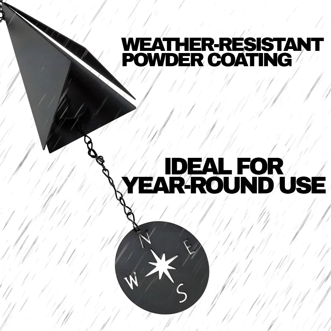 Dörr County Vindklocka med Kompassdesign 3