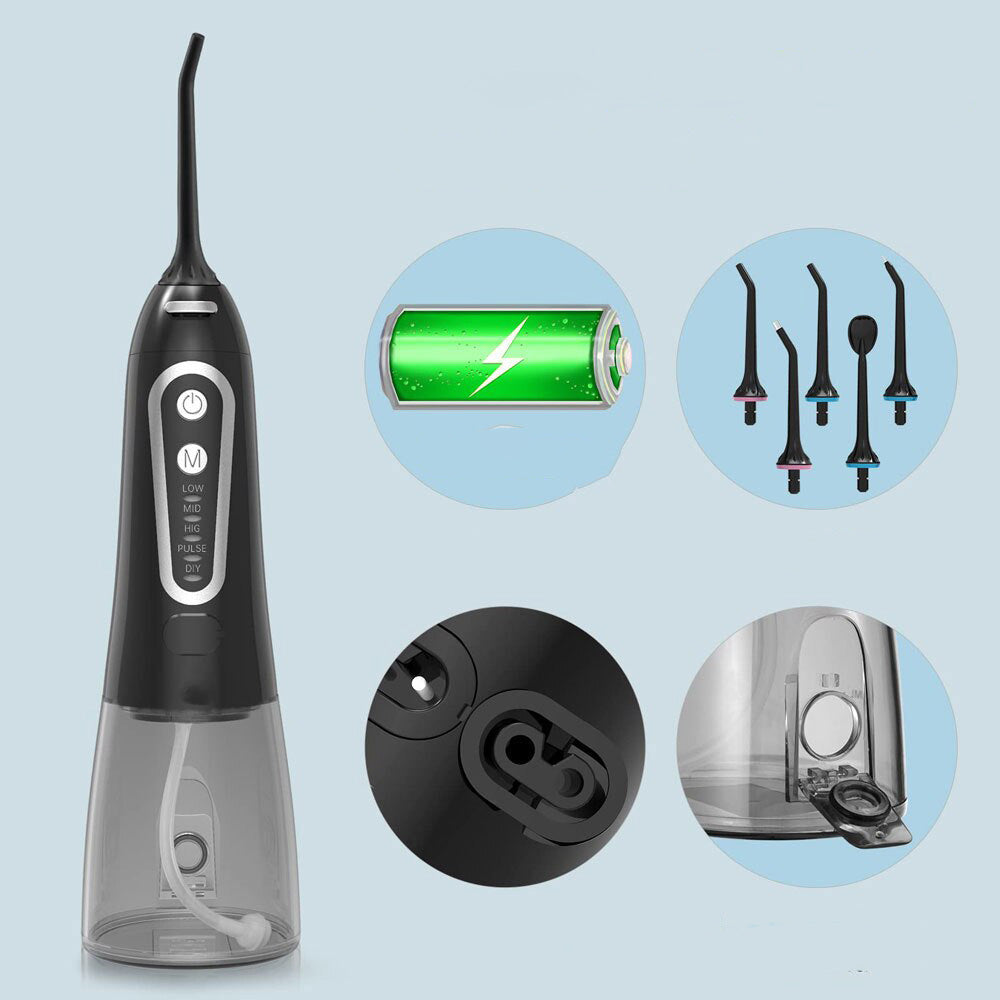 Flosser med vattenstråle