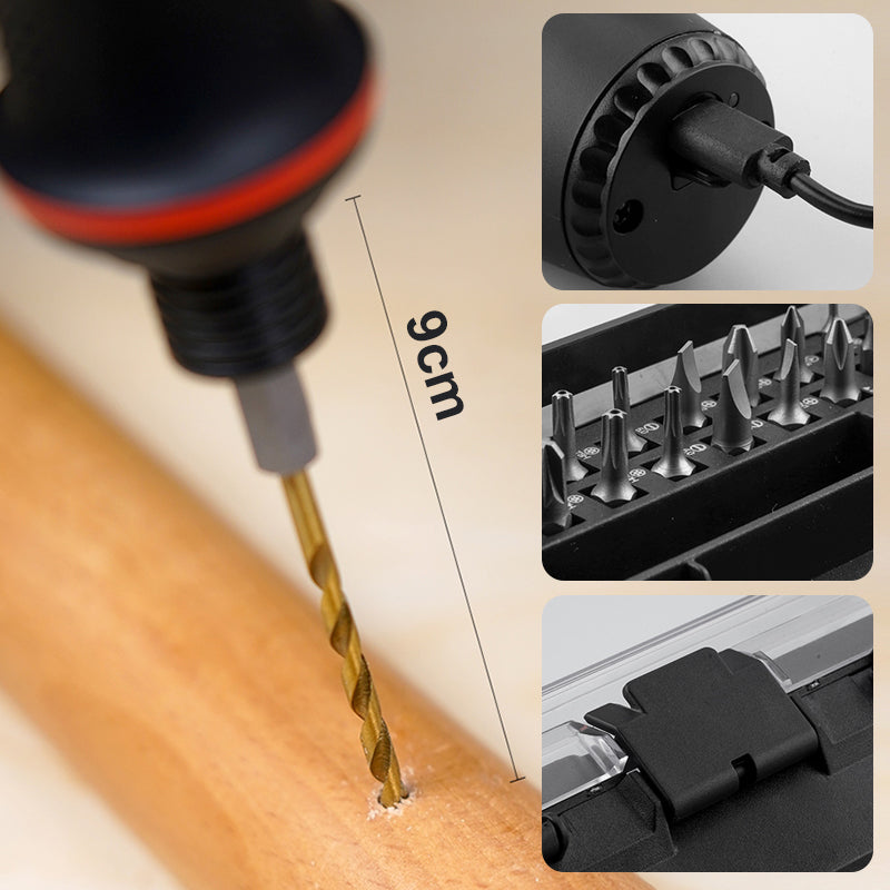 Elektrisk Skruvmejselset För DIY-projekt Med Intelligent Hastighetskontroll 5