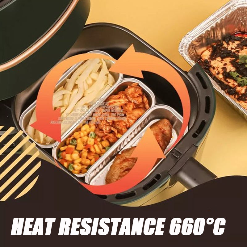 Engångs Aluminiumlåda för Matlagning 4