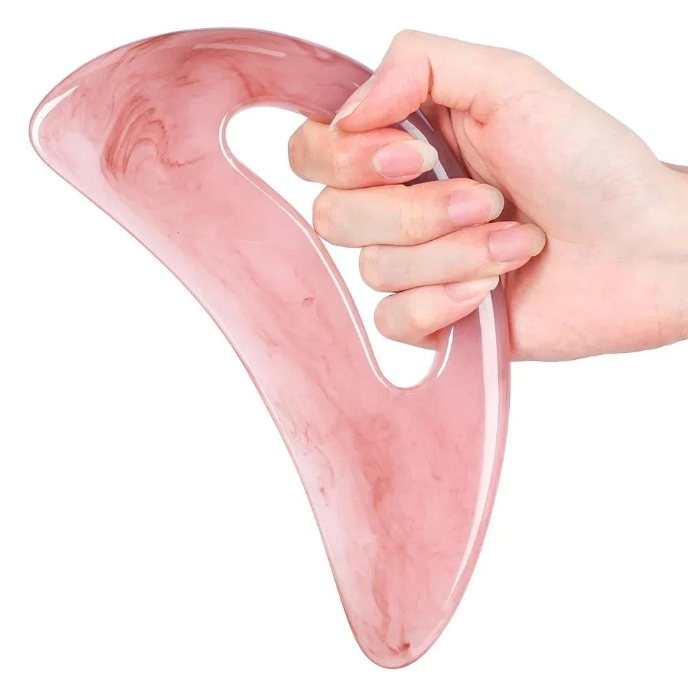 Ergonominen Gua Sha -vartalokaavin Itsehoitoon 0