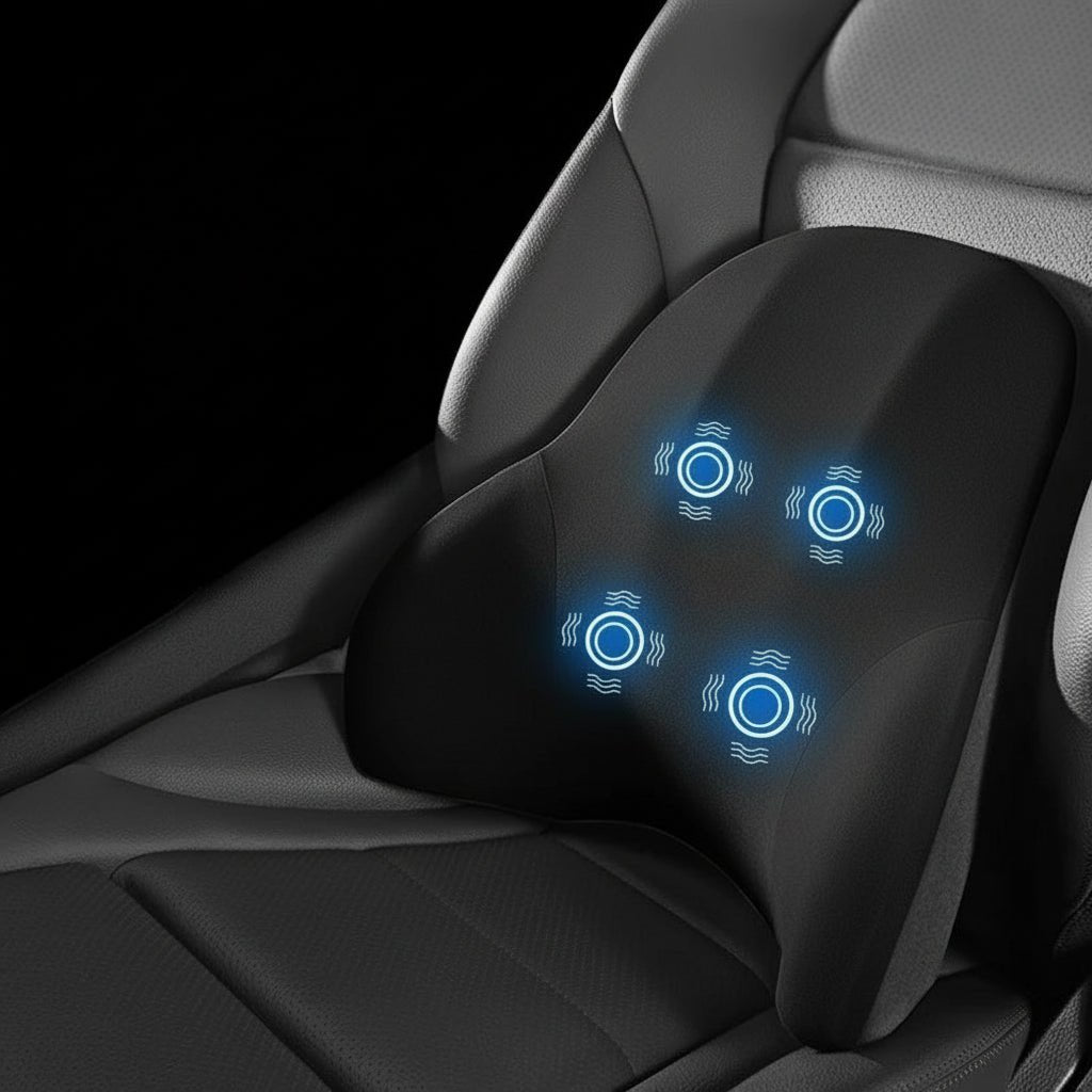 Ergonomisk Nack- och Ländstödskudde med Vibrationsmassage 10