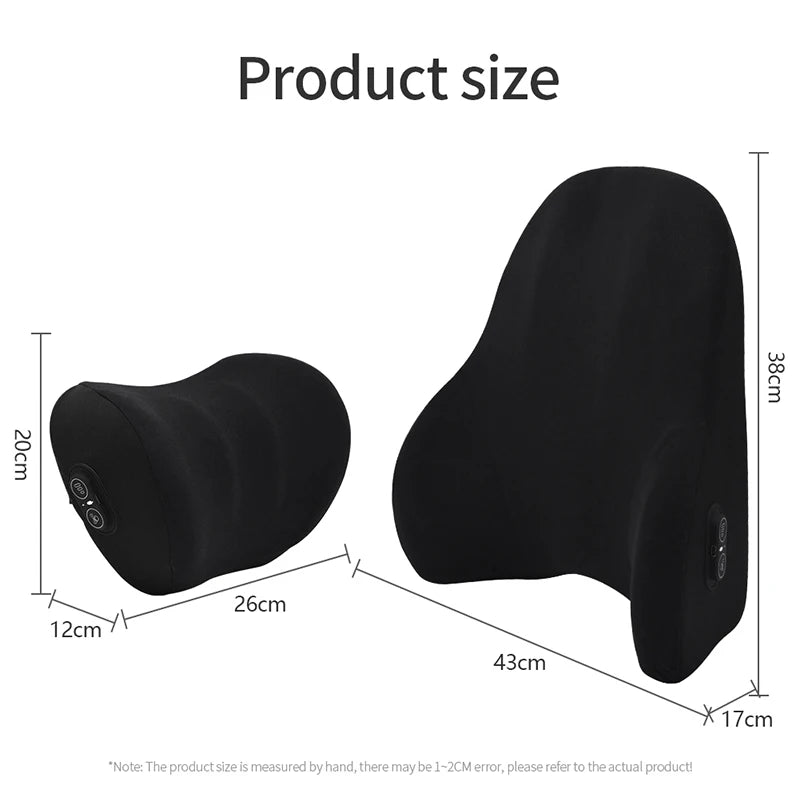 Ergonomisk Nack- och Ländstödskudde med Vibrationsmassage 6