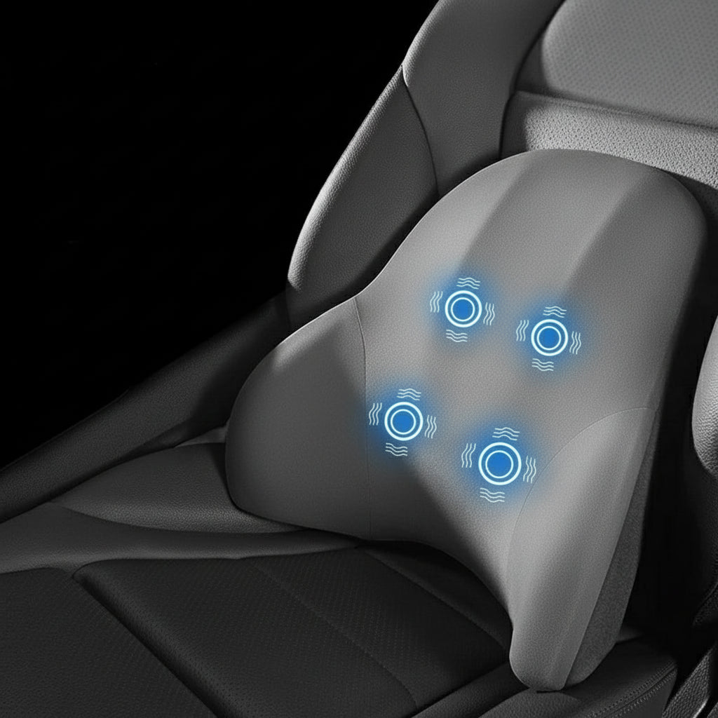 Ergonomisk Nack- och Ländstödskudde med Vibrationsmassage 7