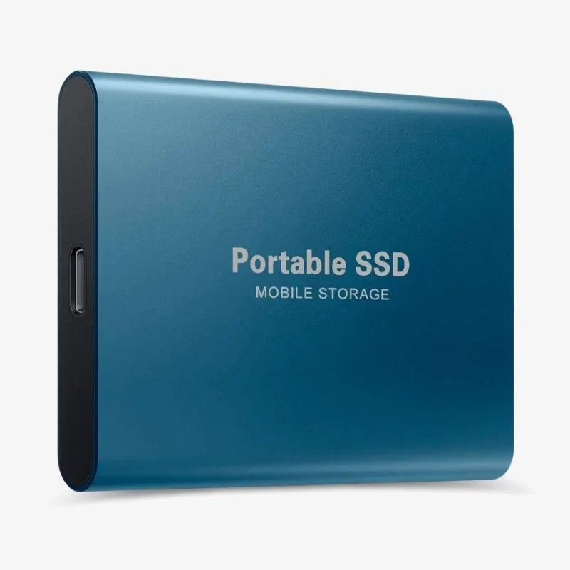 Extern SSD-disk i aluminium med hög hastighet 0