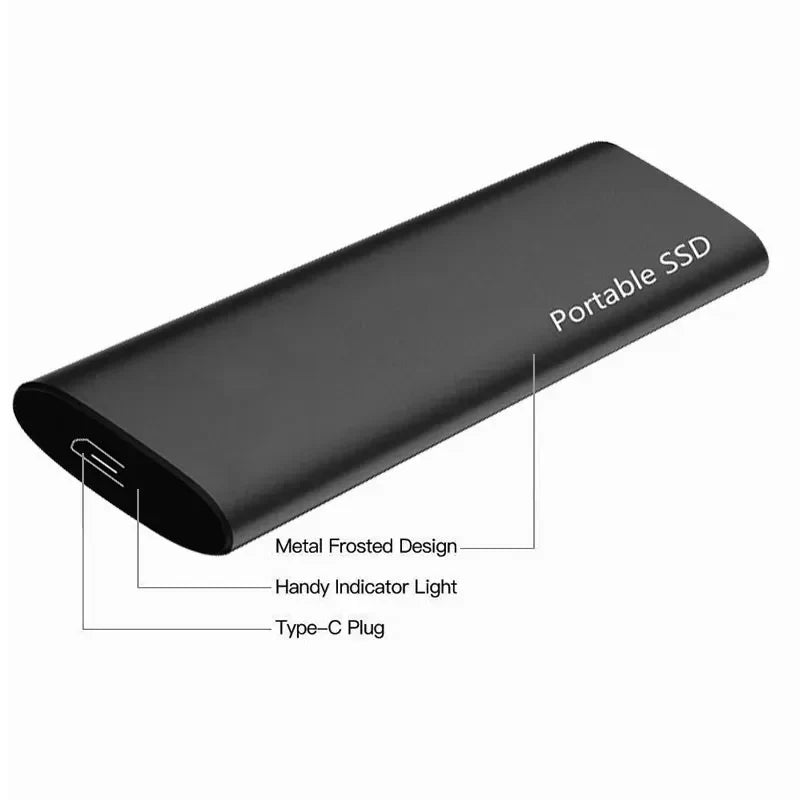 Extern hårddisk 4TB USB-C bärbar lagring 8