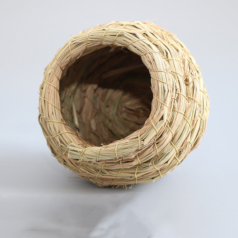 Fågelbo för Smådjur Handgjord Naturlig Design 4