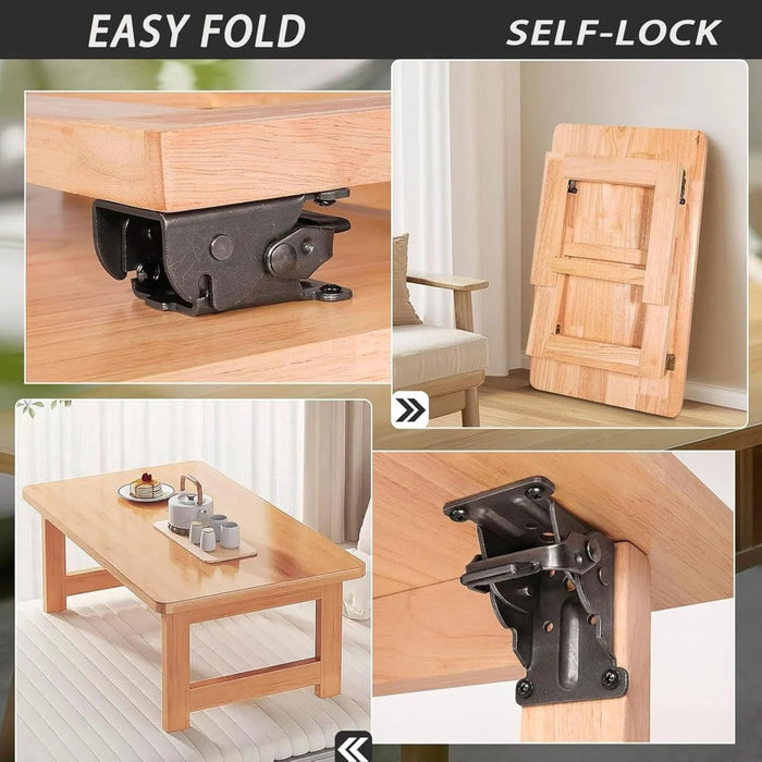 Fällbart gångjärnsfäste för små utrymmen 2