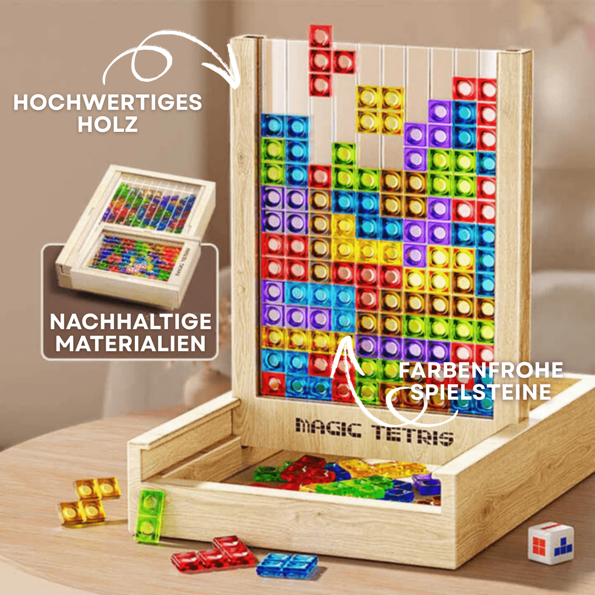 Familjespel Tetris Pussel för Alla Åldrar 1