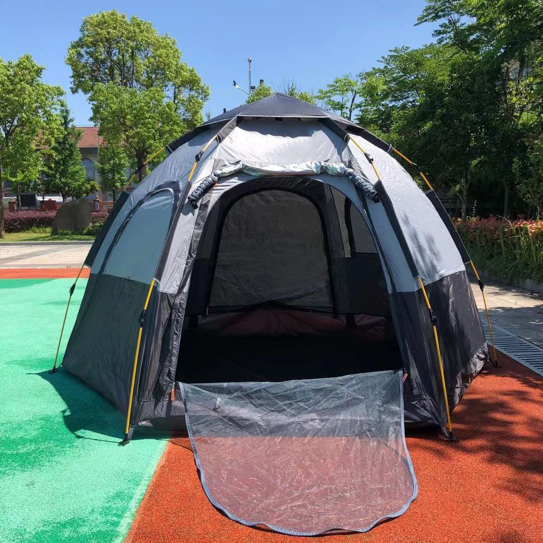 Familjetält Rymligt och Praktiskt för Camping och Utomhusbruk 0