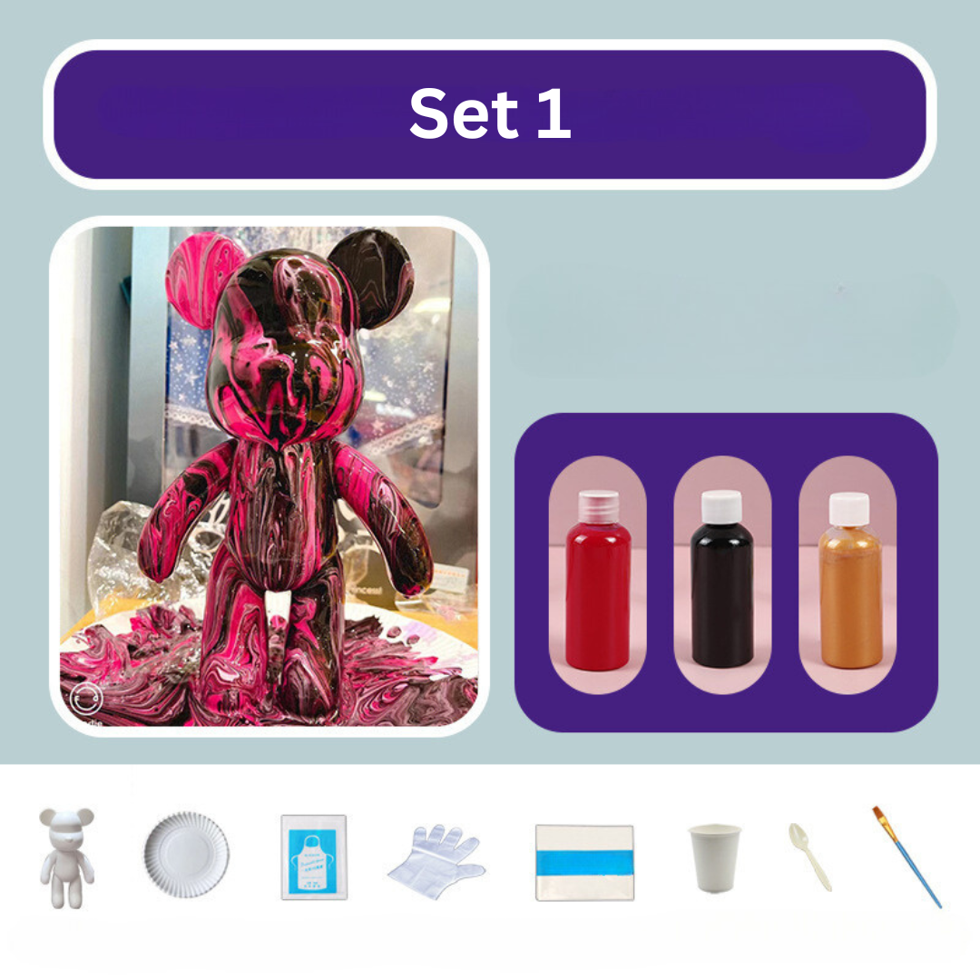 Färgglad Dekoration i Björnform 4