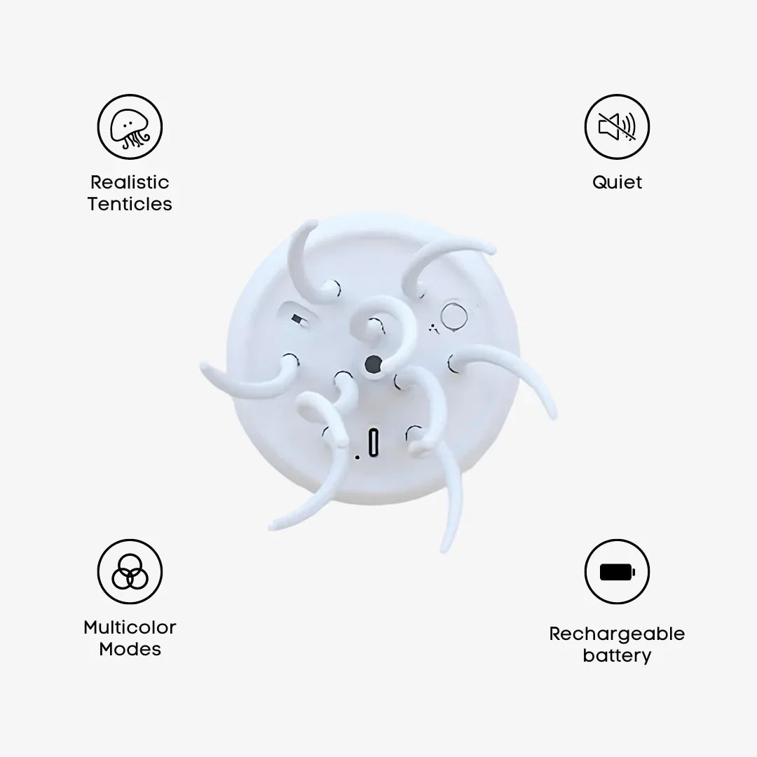 Färgglad LED-lampa med dansande medus för inredning 6