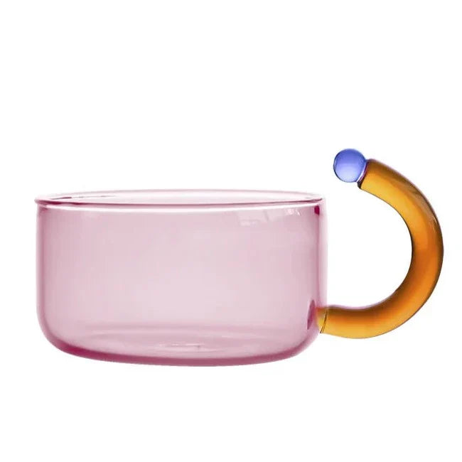 Färgglad Teservis i Glas Modern Design 6