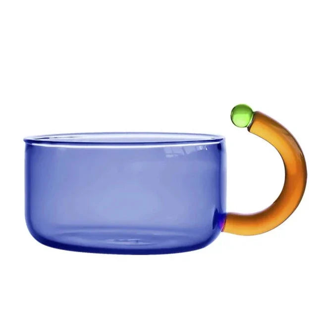 Färgglad Teservis i Glas Modern Design 7