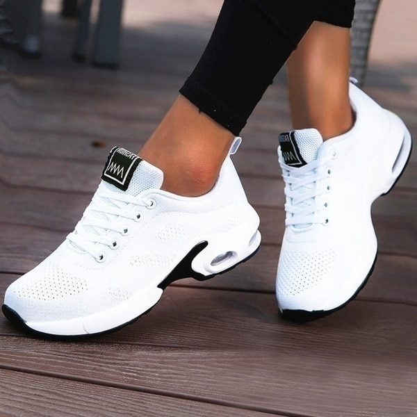 Sneakers Ergonomiska Lättvikt Syntetiskt Tyg