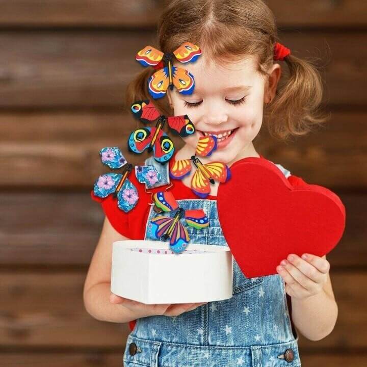 Festdekorationer Magiska Flygande Fjärilar för Överraskningar 3