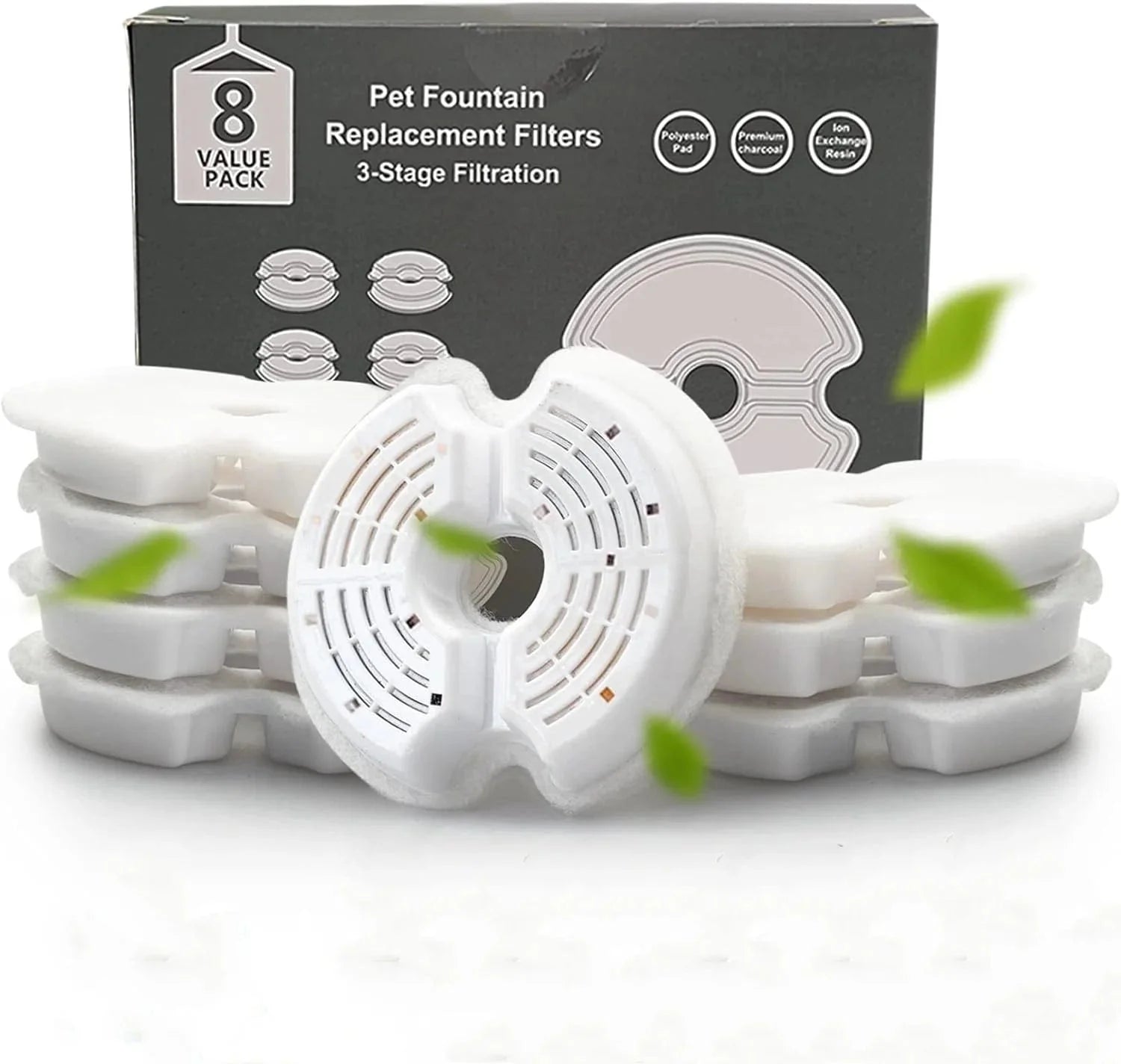 Filtret för Kattens Vattenfontän 8-pack 6