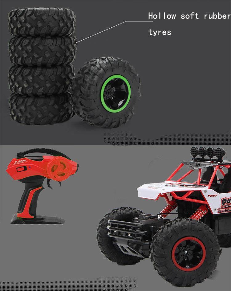 Fjärrstyrd 4WD Terrängbil Med Dubbelmotorer För Utomhuslek 3