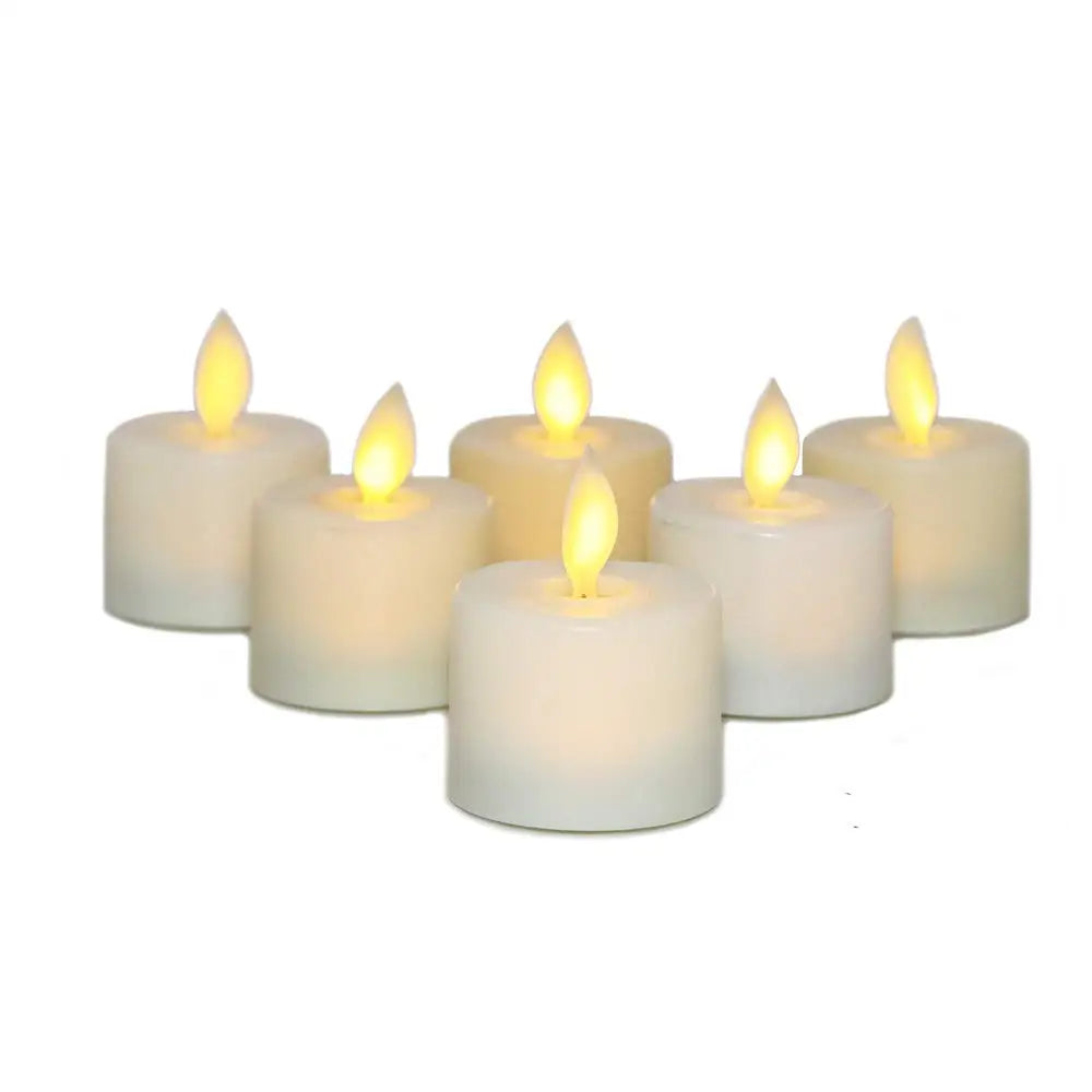 Flameless LED Tealight Candle med Rörlig Låga 5