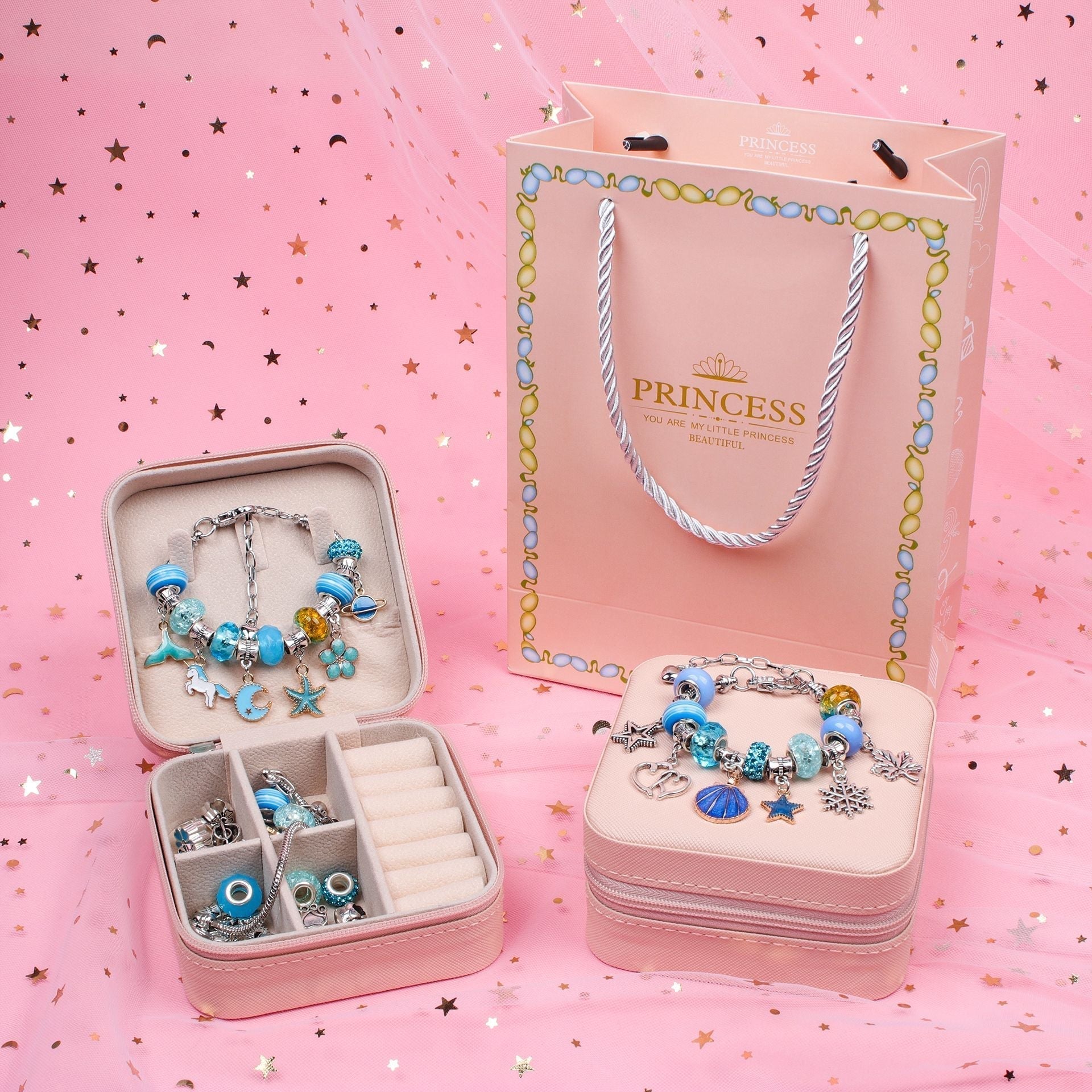 Flickors Charm Armband DIY Kit 3