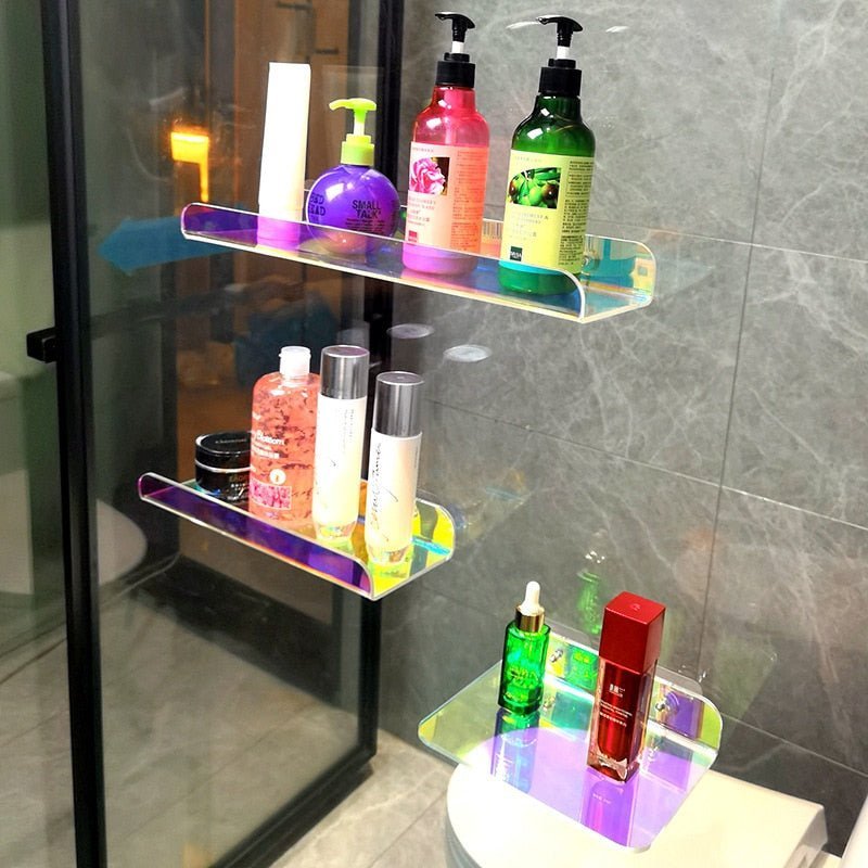 Flytande Hyllor för Väggar - Färgglad Förvaring för Hem och Badrum 7