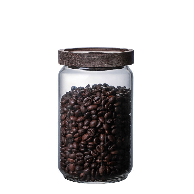 Förvaringsburk med Lock för Kaffebönor och Te – Lufttät Design för Optimal Fräschör 3