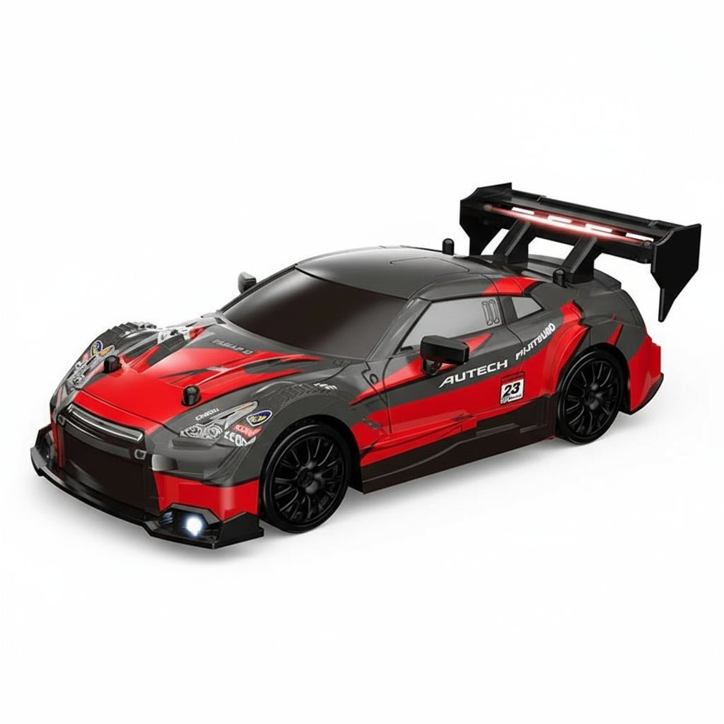 Fyrhjulsdriven RC Driftbil med Hala Däck 10