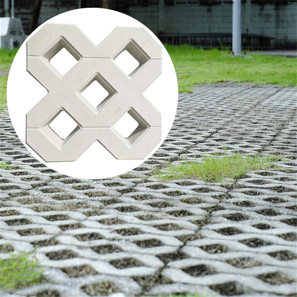 Fyrkantig Kakelform för Trädgårdsdesign 0