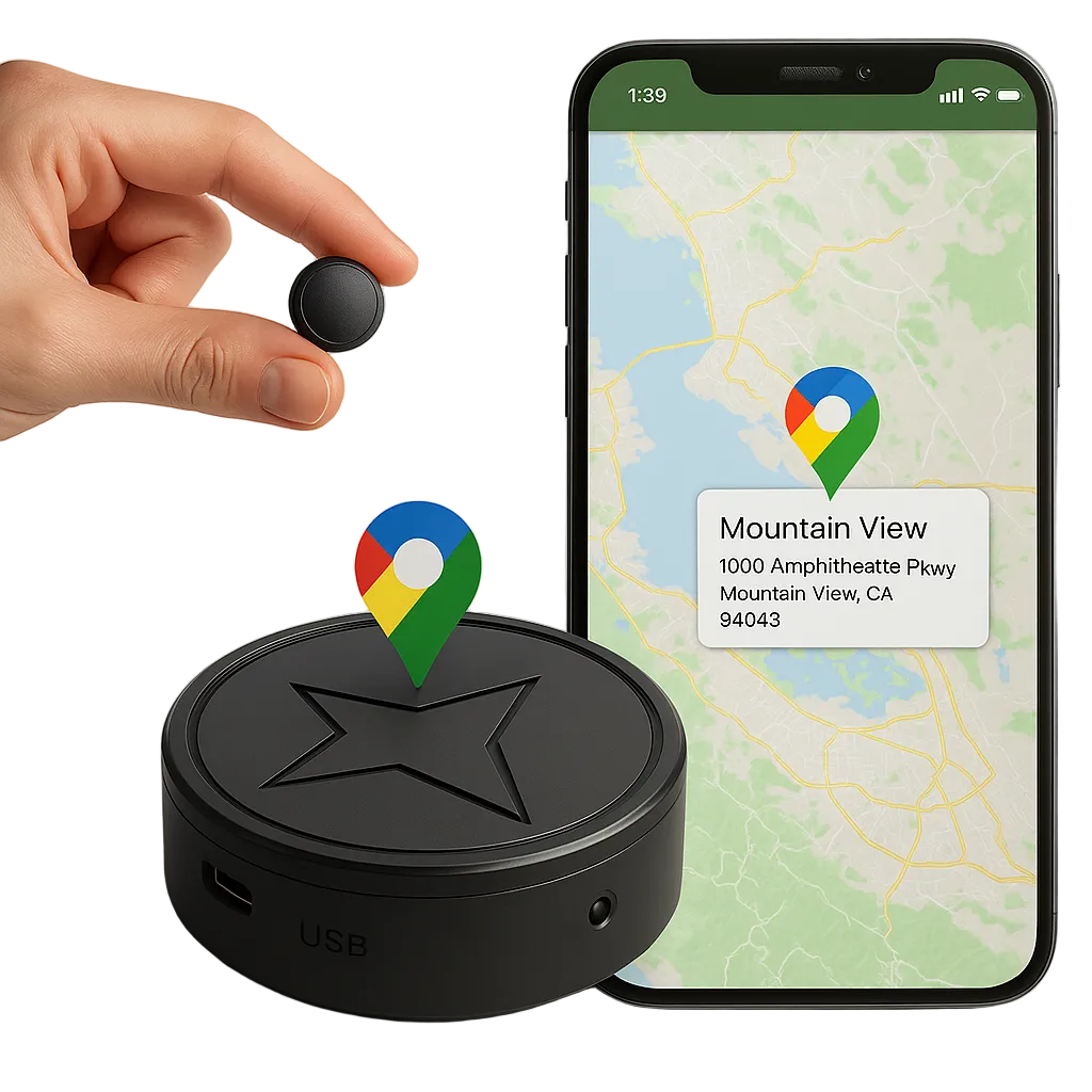 GPS-Spårare för Fordon och Värdesaker med Magnetfäste 0