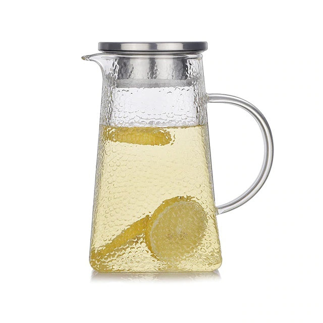 Genomskinlig Tekokare i Glas med Dubbelfilter 0