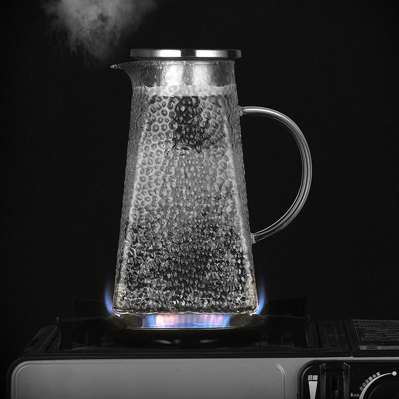 Genomskinlig Tekokare i Glas med Dubbelfilter 1
