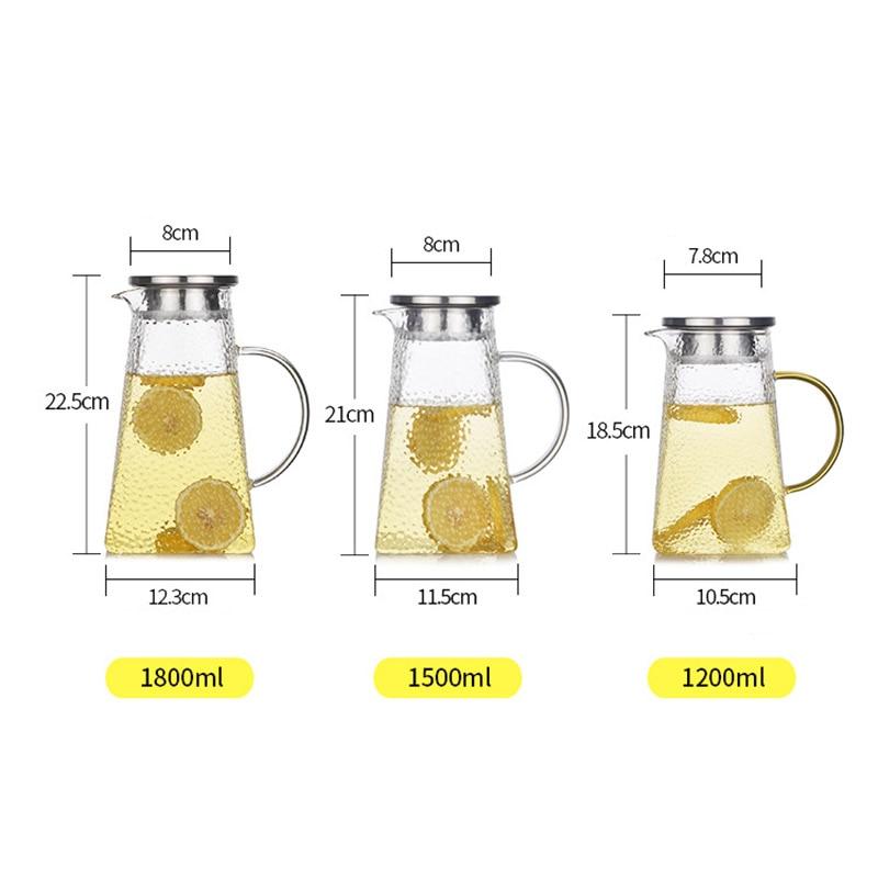 Genomskinlig Tekokare i Glas med Dubbelfilter 5