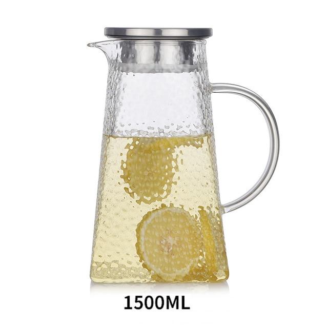 Genomskinlig Tekokare i Glas med Dubbelfilter 7